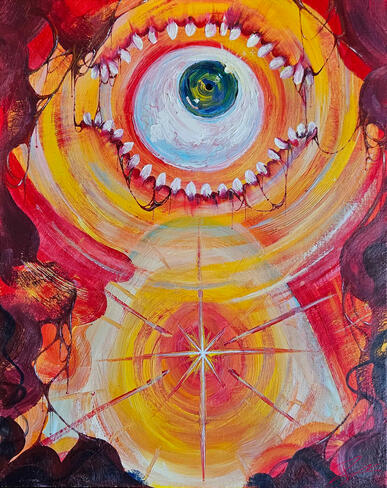 Omnipresence in Orange and Red (2023)
